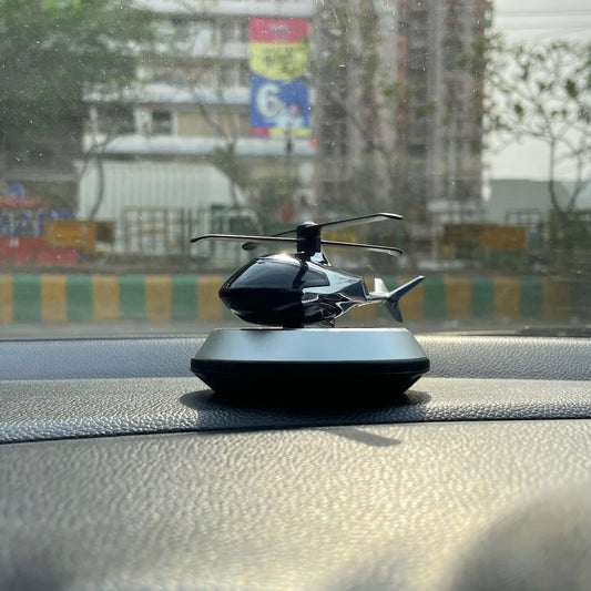New Alloy Helicopter Solar Car Air Perfume Diffuser
